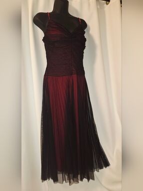 VTG 90s Betsey Johnson "Vampire" Dress - Black Label - Made In USA - Size 10